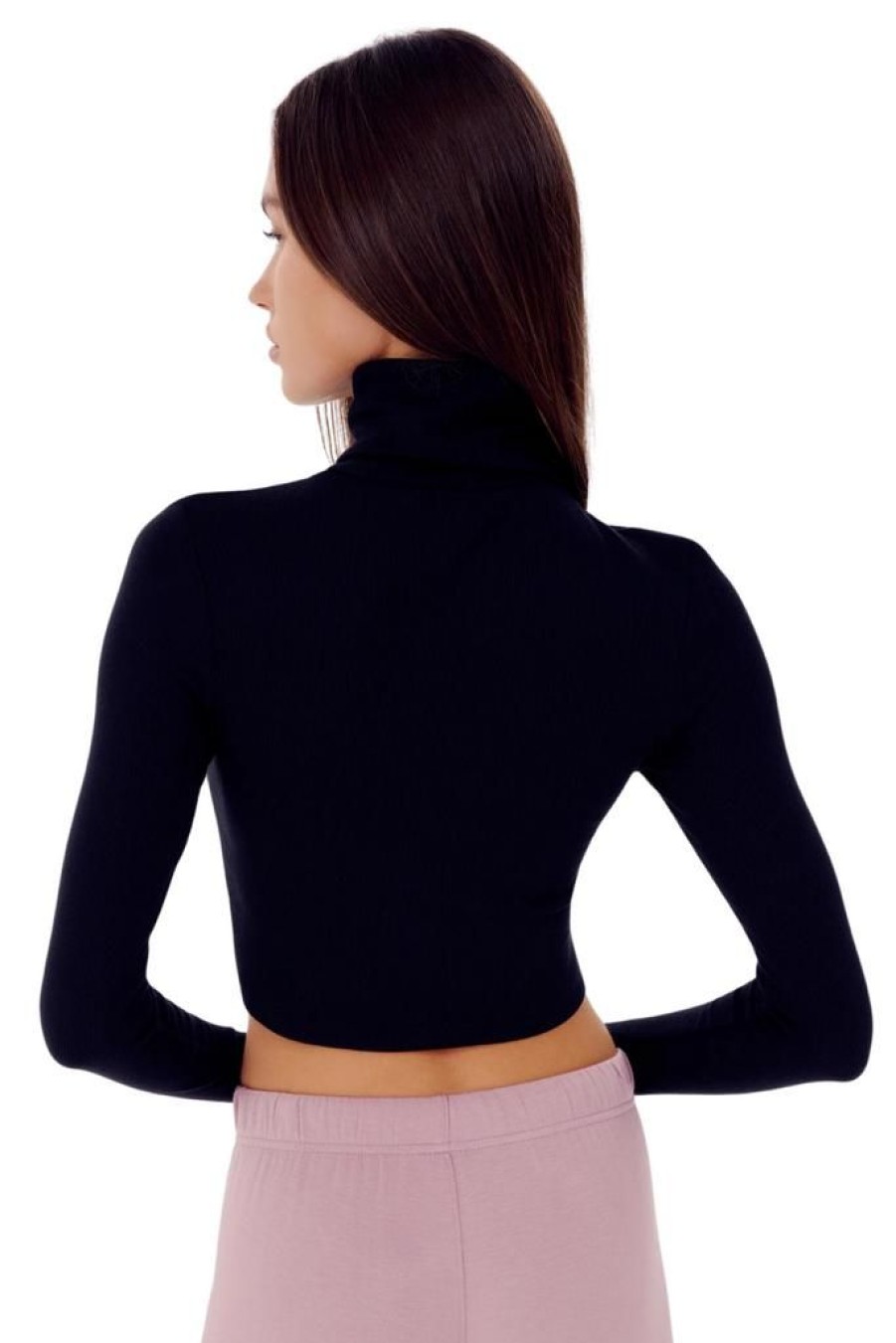 Women Splits59 Tops | Splits59 Jackson Rib Cropped Turtleneck