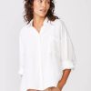 Women Stateside Tops | Stateside Linen Oversized Shirt