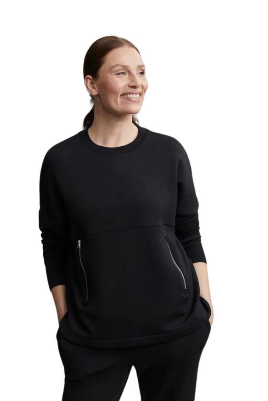 Women Varley Casual | Varley Paige Longline Sweat