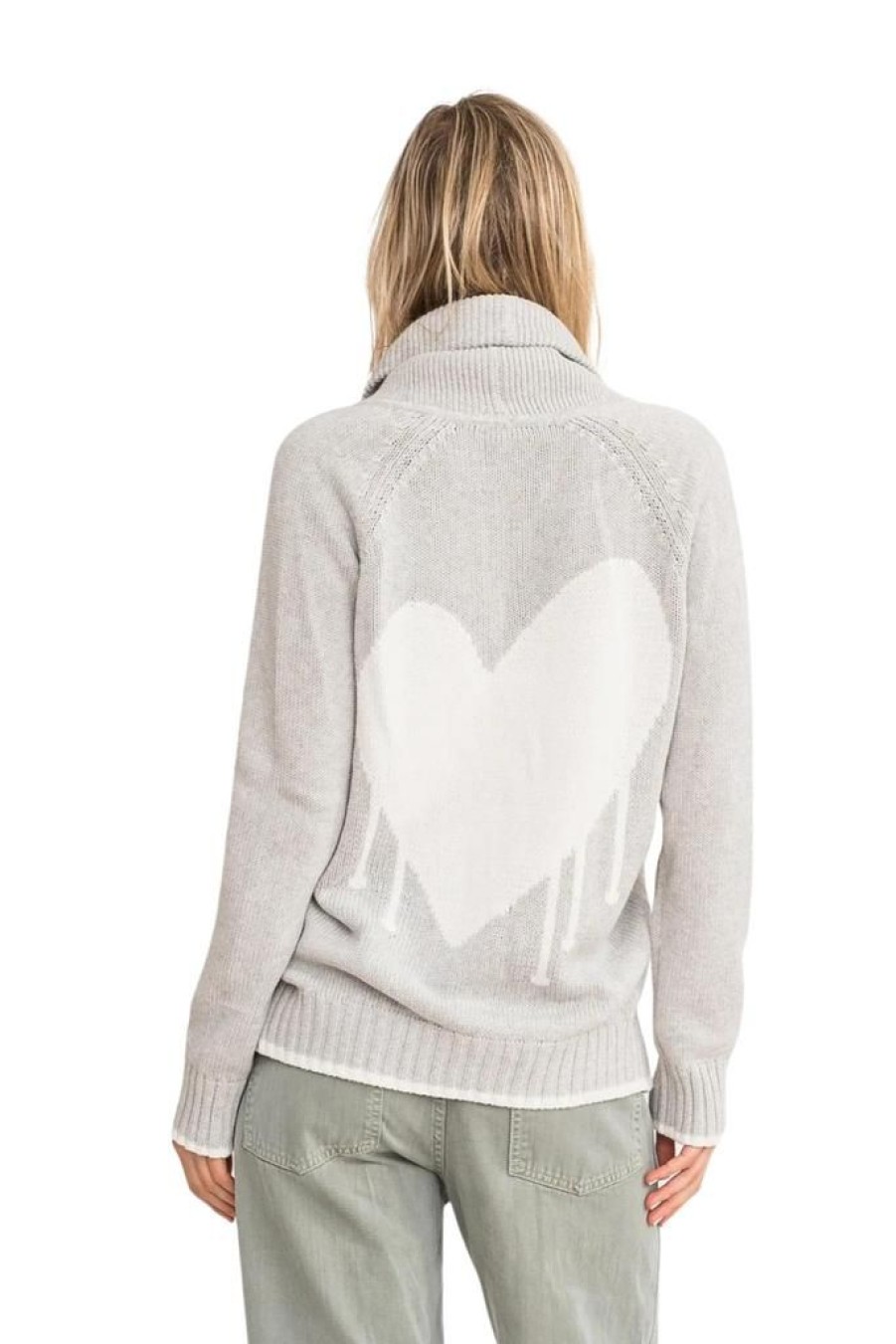 Women Kerri Rosenthal Tops | Kerri Rosenthal Shawl Collar Cardigan Drippy Heart