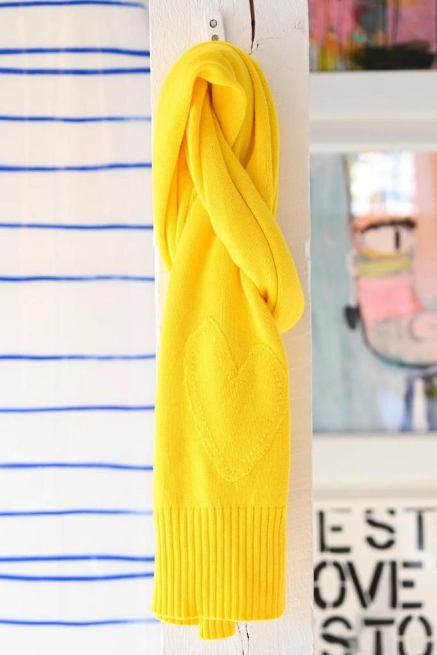 Props Kerri Rosenthal | Kerri Rosenthal Kr Yellow Scarf Sunshine