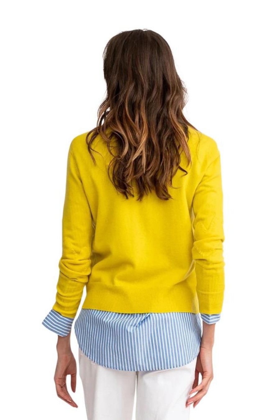 Women Kerri Rosenthal Sweaters | Kerri Rosenthal Patchwork Pullover