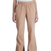 Women Stateside Casual | Stateside Structured Poplin Slit Flare Trouser