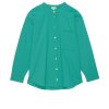 Women Donni Long Sleeves | Donni Sandwash Mandarin Shirt