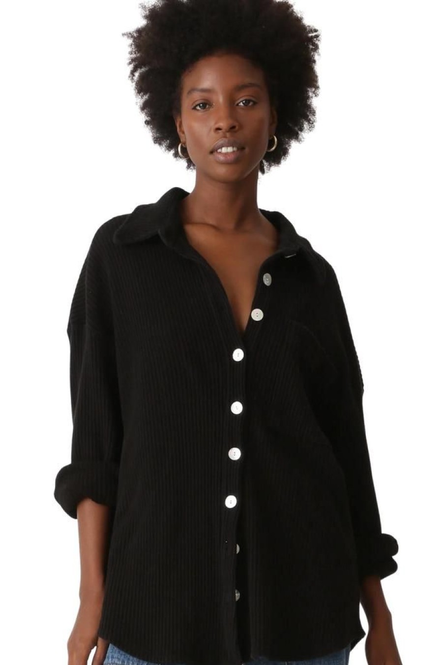 Women Electric & Rose Casual | Electric & Rose Boyfriend Shirt