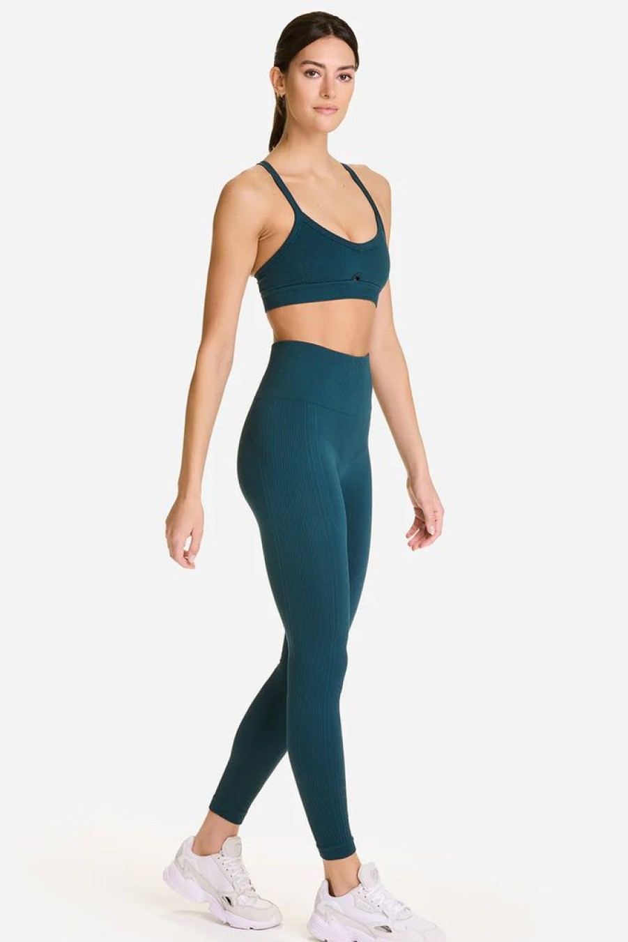 Women Alala Leggings | Alala Barre Seamless Tight Deep Sea