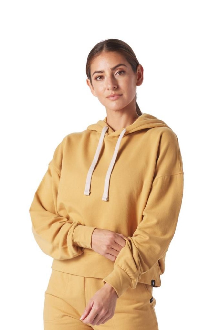 Women Glyder Casual | Glyder Vintage Oversized Cropped Hoodie