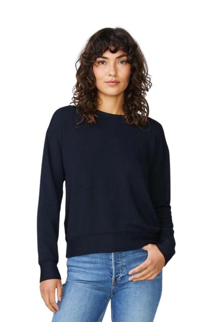 Women Stateside Sweatshirts | Stateside Softest Fleece Crew Neck Pullover