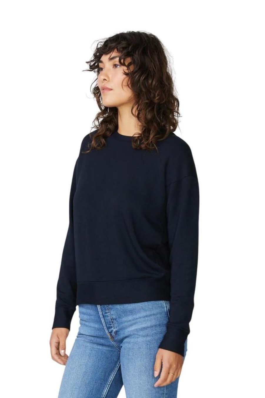 Women Stateside Sweatshirts | Stateside Softest Fleece Crew Neck Pullover