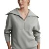 Women Varley Casual | Varley Yates Half Zip Sweat