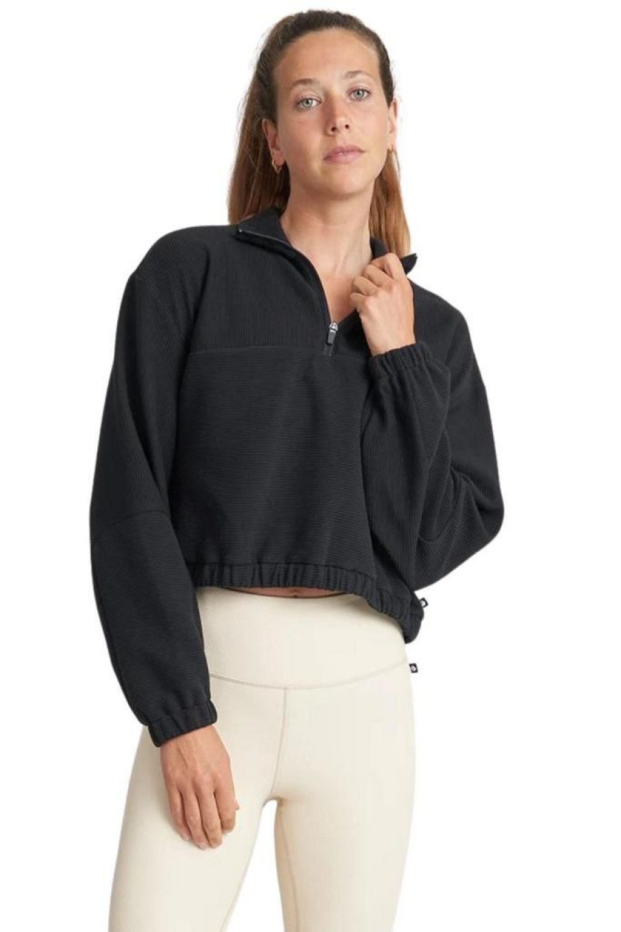 Women Thrive Societe Sweatshirts | Thrive Societe Marlow Half Zip Pullover