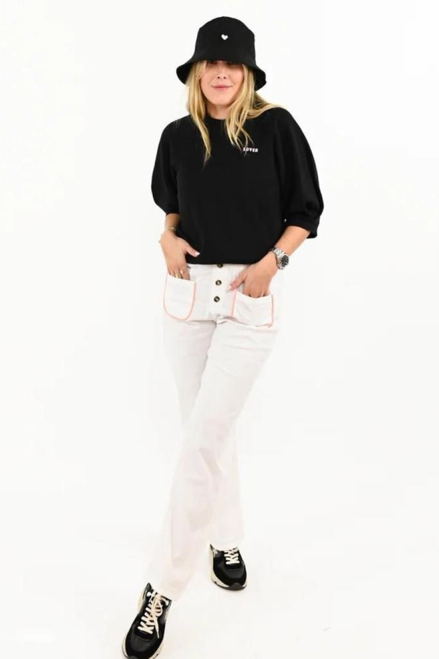 Women Kerri Rosenthal Sweatshirts | Kerri Rosenthal Lulu Sweatshirt Loved