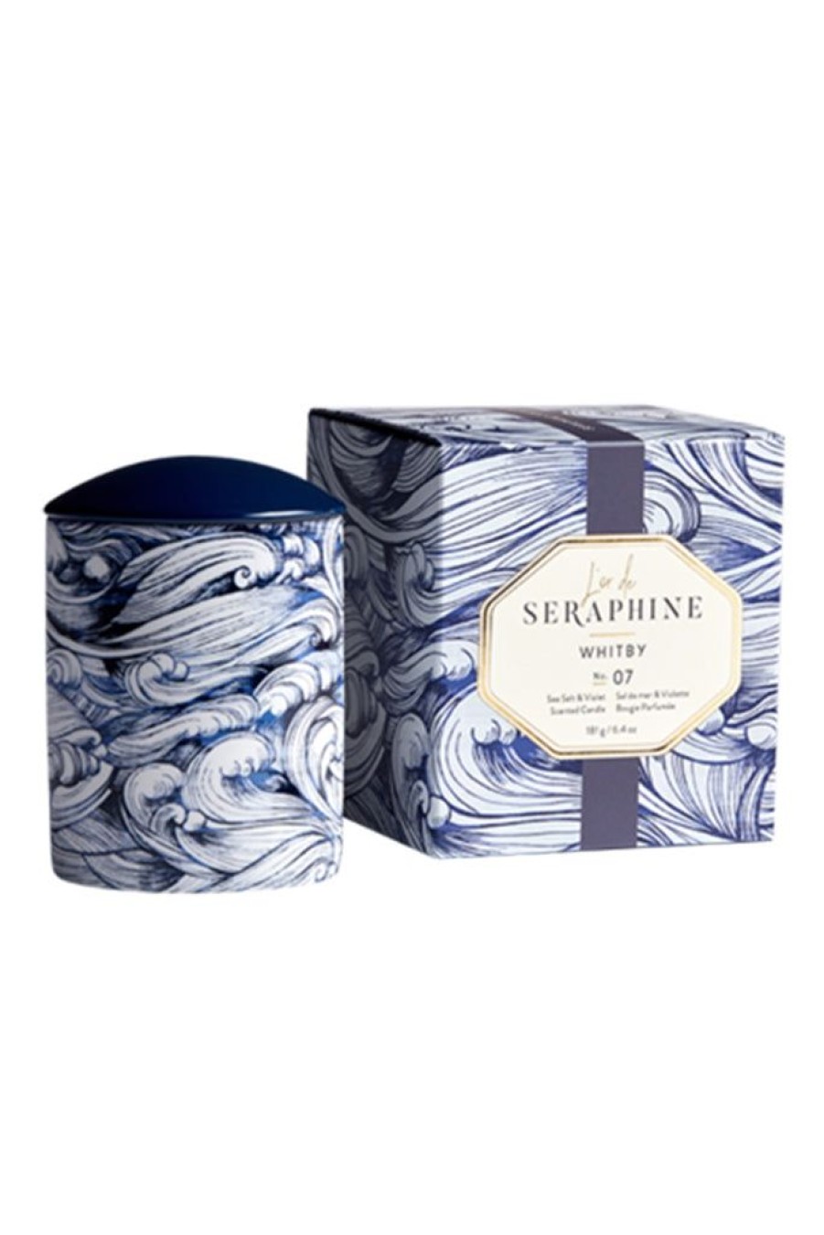 Props L'or de Seraphine | L'Or De Seraphine Whitby Large Ceramic Jar Candle