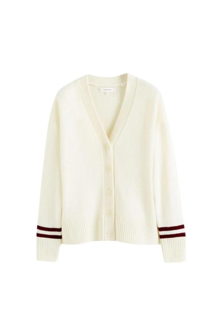 Women Chinti & Parker Sweaters | Chinti & Parker Varsity Cardigan