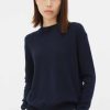 Women Chinti & Parker Casual | Chinti & Parker Open Back Sweater Navy