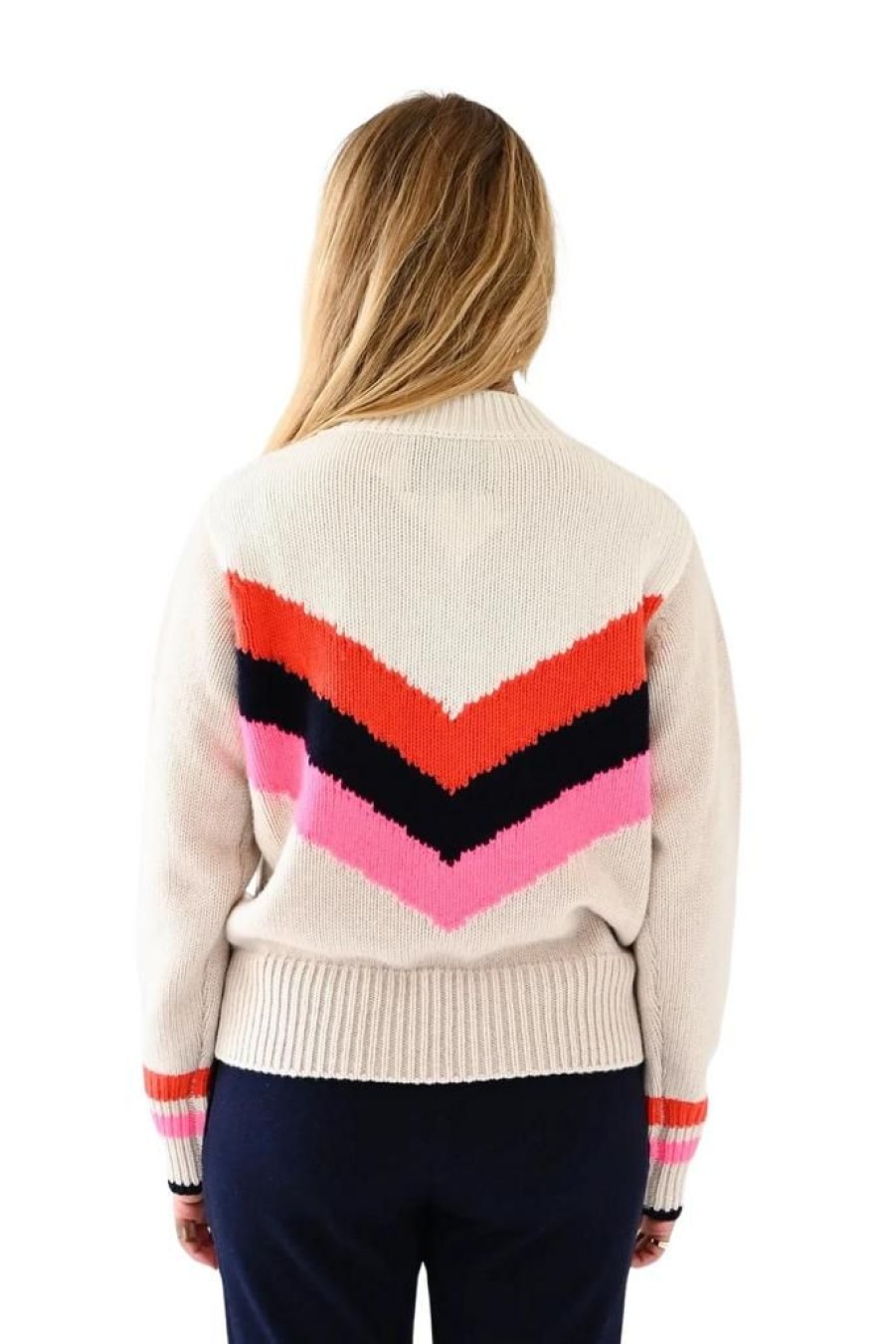 Women Kerri Rosenthal Tops | Kerri Rosenthal Cabin Sweater Chevron