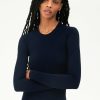 Women Splits59 Long Sleeves | Splits59 Loren Seamless L/S Tee Indigo