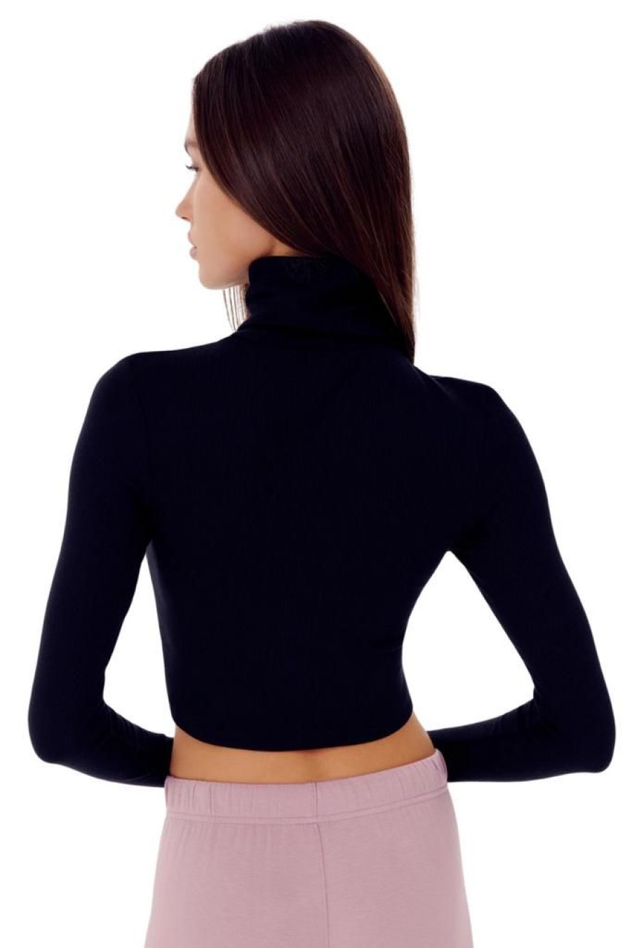 Women Splits59 Casual | Splits59 Jackson Rib Cropped Turtleneck