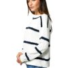 Women Kerri Rosenthal Sweaters | Kerri Rosenthal Kaia Stripe Sweater