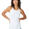 Women Stateside Tanks | Stateside 2X1 Rib Racerback Tank White