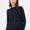 Women Chinti & Parker Sweaters | Chinti & Parker Open Back Sweater Navy