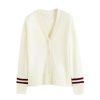 Women Chinti & Parker Tops | Chinti & Parker Varsity Cardigan