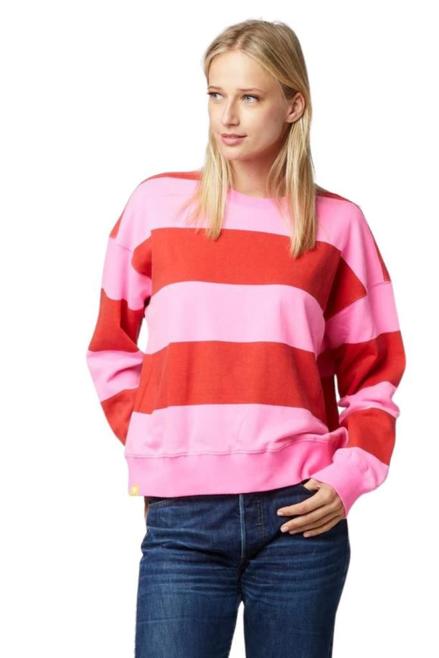 Props Kerri Rosenthal | Kerri Rosenthal Boyfriend Stripes Sweatshirt