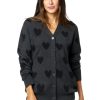 Women Kerri Rosenthal Tops | Kerri Rosenthal Mr. Right Drippy Heart Cardigan Unisex