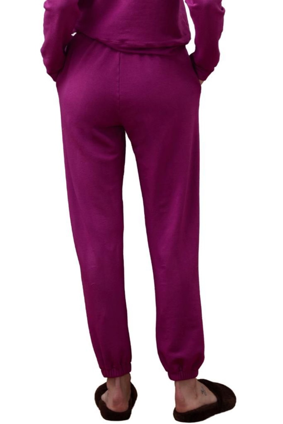 Women Monrow Casual | Monrow Baggy Sweats Dragon Fruit