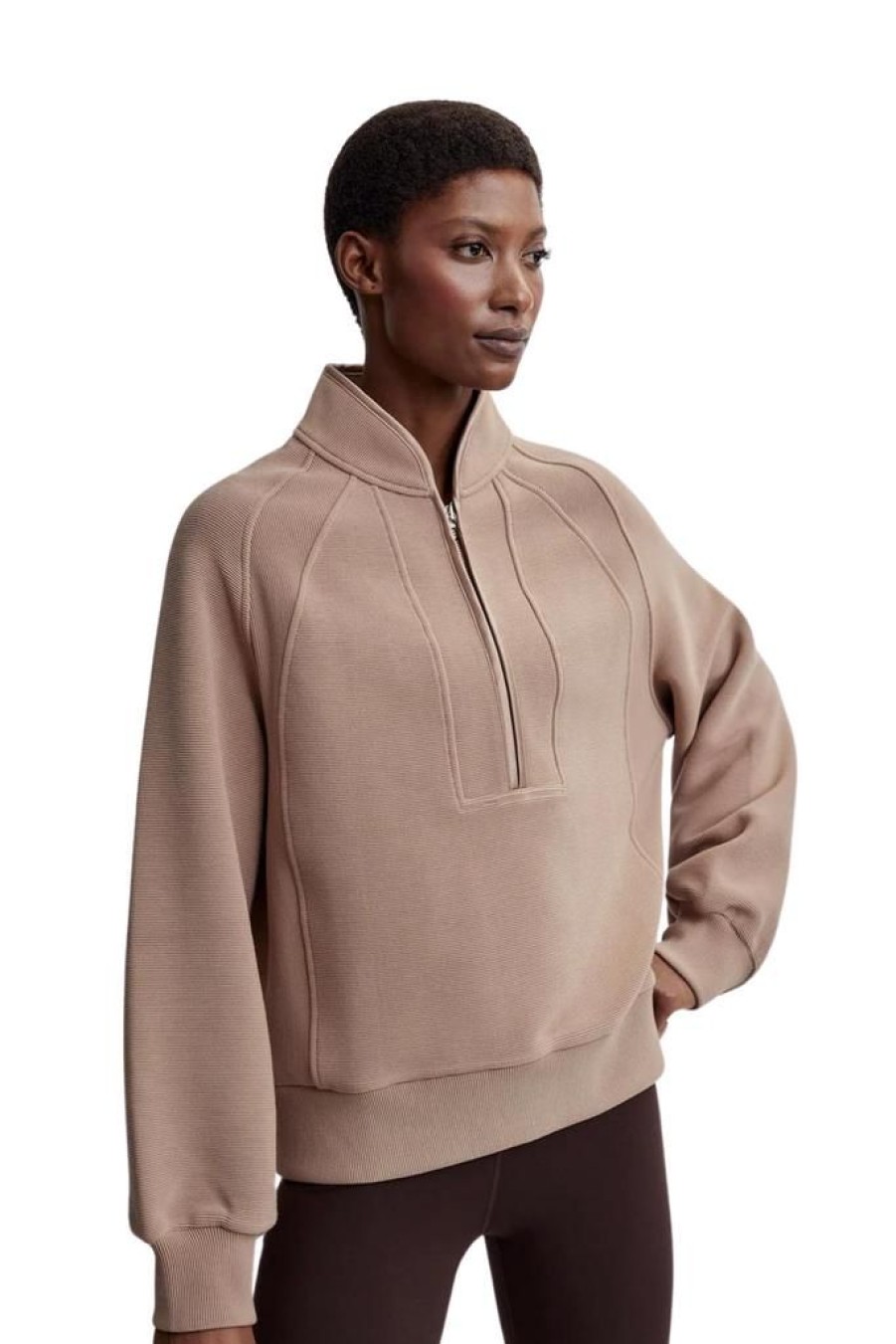 Women Varley Tops | Varley Cortina Half Zip Sweat