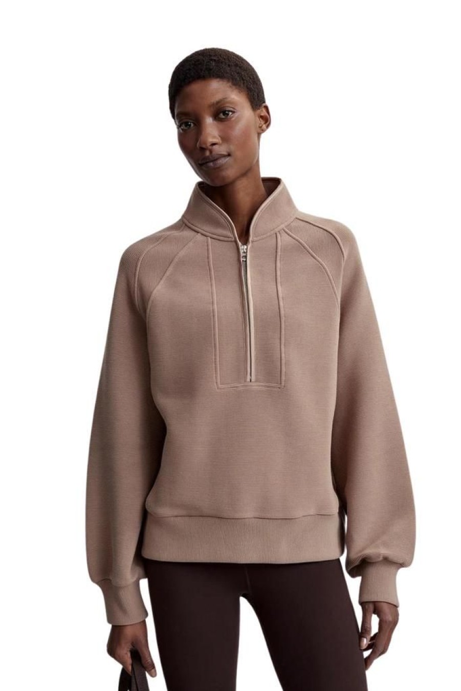 Women Varley Tops | Varley Cortina Half Zip Sweat