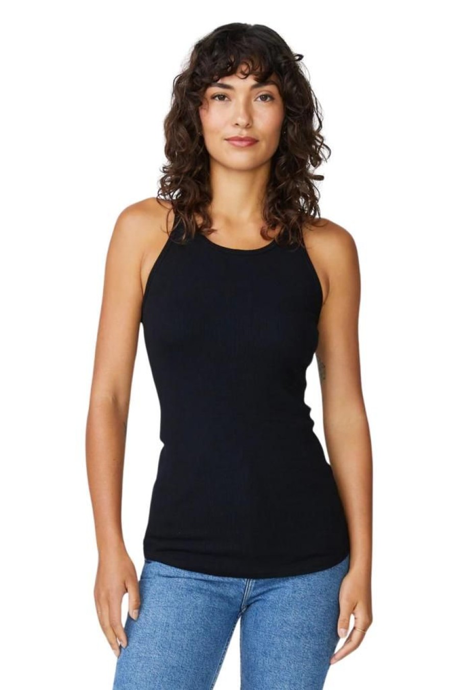 Props Stateside | Stateside 2X1 Rib Racerback Tank Black