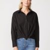 Props Stateside | Stateside Poplin L/S Front Twist Shirt