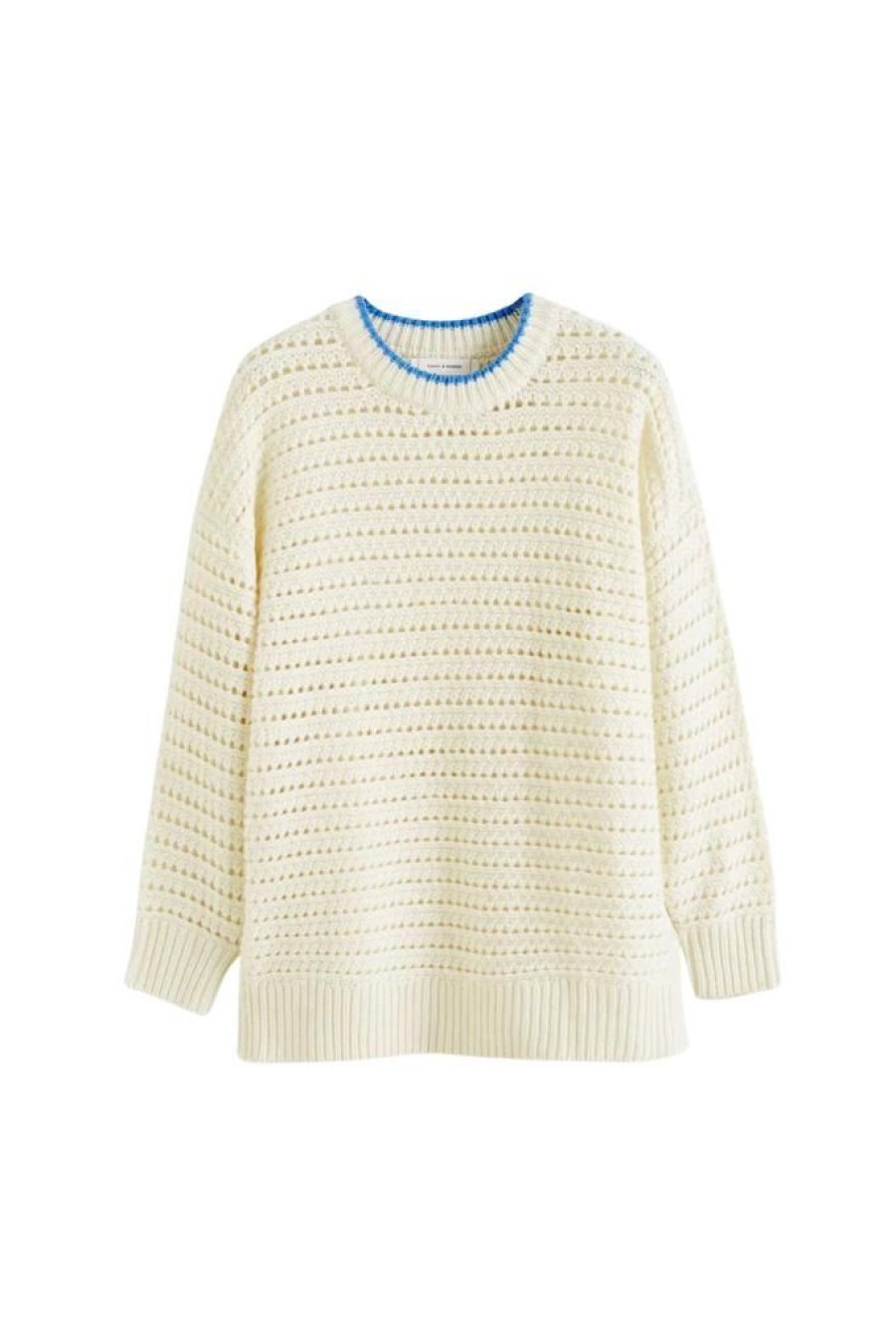 Women Chinti & Parker Sweaters | Chinti & Parker Crochet Stitch Sweater