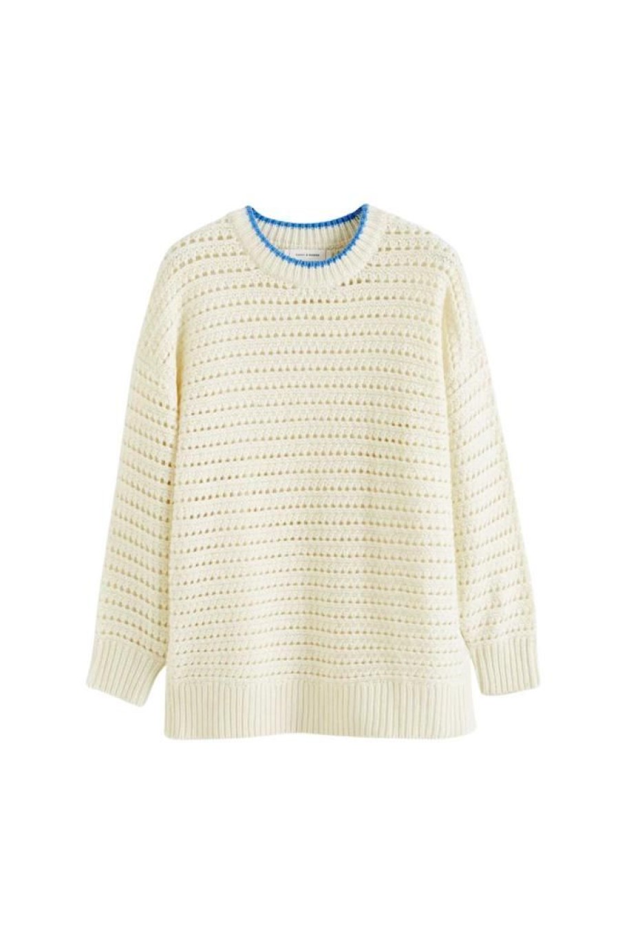 Props Chinti & Parker | Chinti & Parker Crochet Stitch Sweater