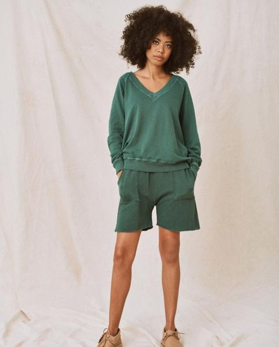 Women The Great Casual | The Great The Patch Pocket Sweatshort