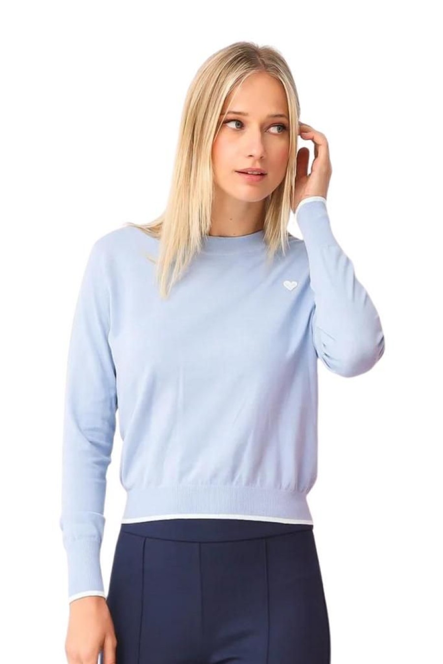 Women Kerri Rosenthal Sweaters | Kerri Rosenthal Lu Cotton Sweater