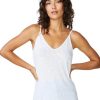 Women Stateside Tanks | Stateside Supima Slub Jersey V-Neck Cami