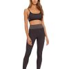 Women The Upside Sports Leggings | The Upside Sports Ribbed Seamless 25" Midi Pant