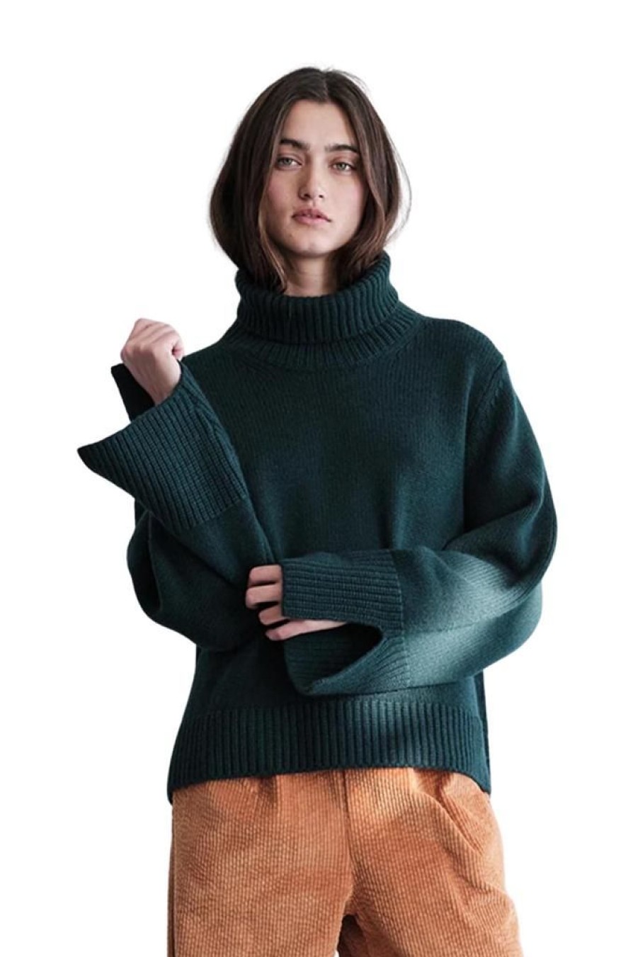 Women Stateside Sweaters | Stateside Wool/Cashmere Blend Turtleneck Sweater