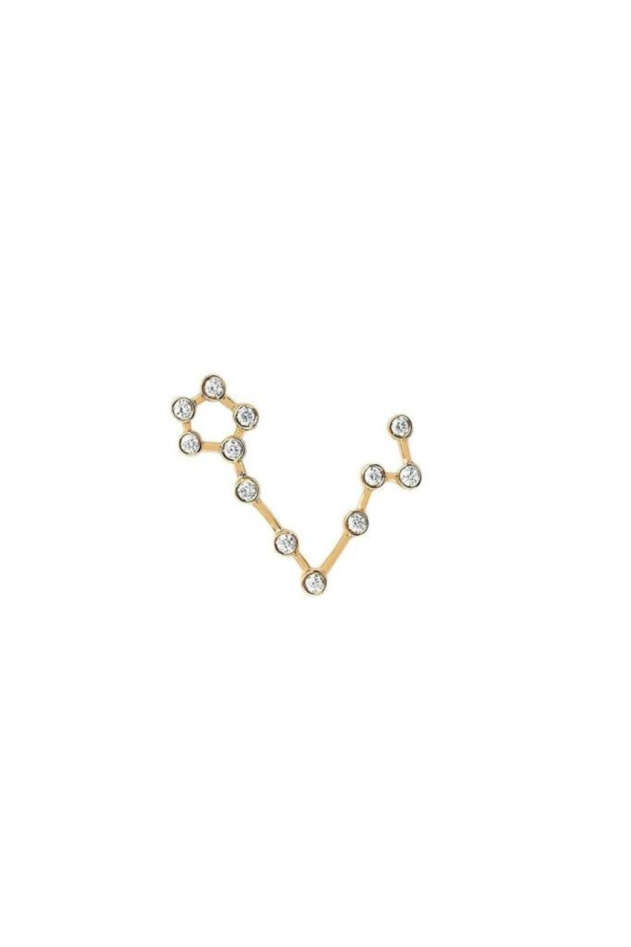 Women Logan Hollowell Jewelry | Logan Hollowell Pisces Diamond Constellation Studs (Single)