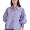 Women Stateside Casual | Stateside Heavy Poplin Puff Sleeve Shirt