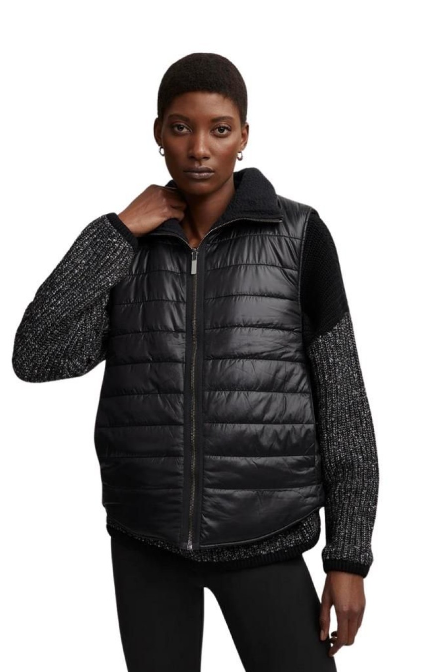 Women Varley Outerwear | Varley Ellis Reversible Quilt Gilet