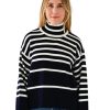 Women Kerri Rosenthal Casual | Kerri Rosenthal Marlow Sweater Stripe On Stripe