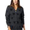 Women Kerri Rosenthal Casual | Kerri Rosenthal Mr. Right Drippy Heart Cardigan Unisex