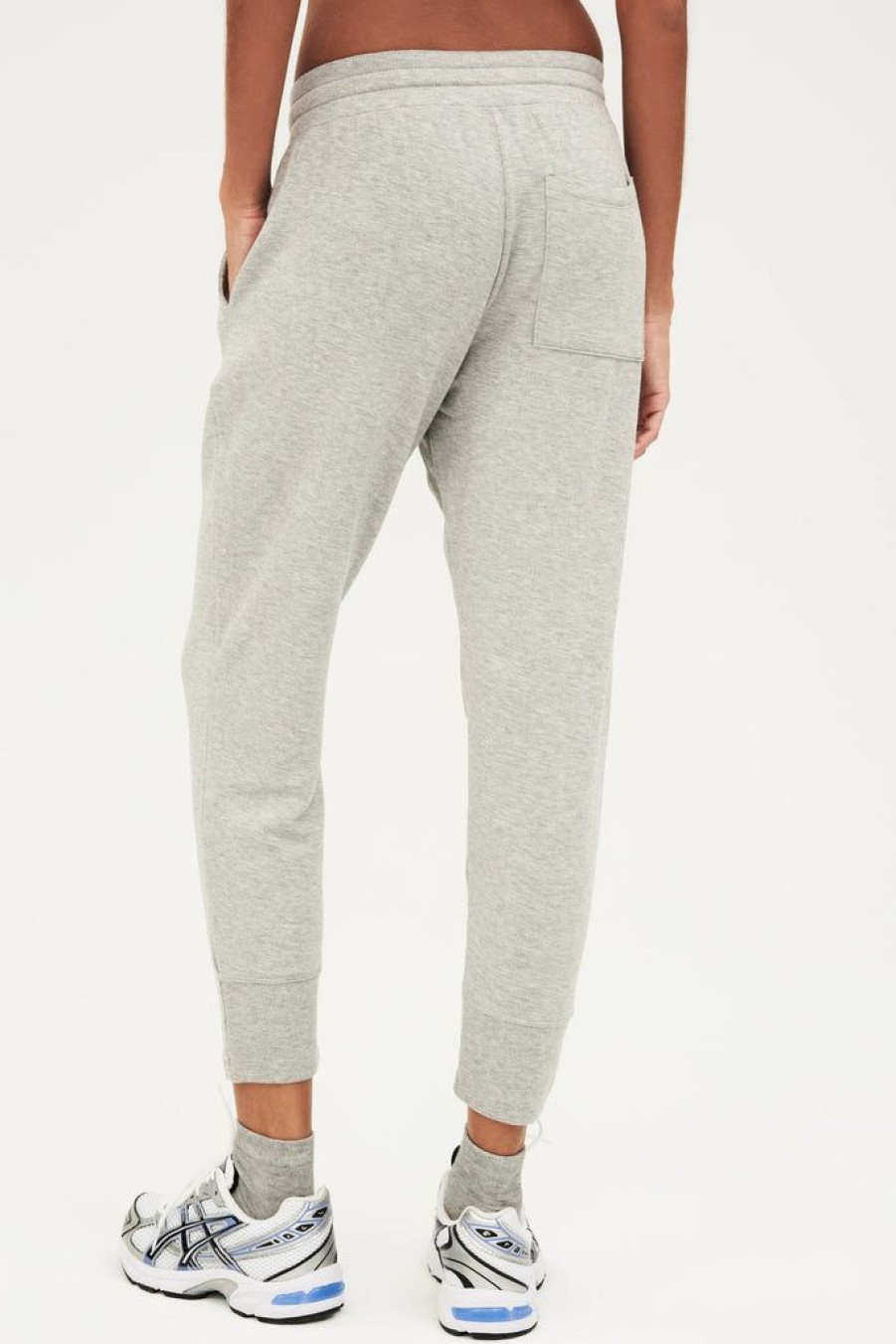 Women Splits59 Sweats | Splits59 Reena 7/8 Fleece Sweatpant H. Grey/Off White