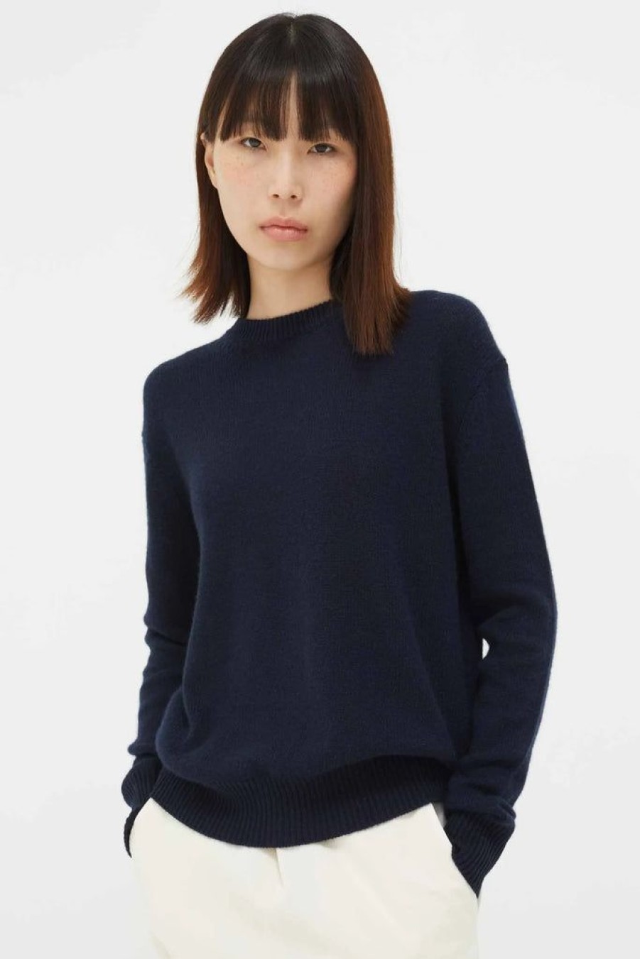 Props Chinti & Parker | Chinti & Parker Open Back Sweater Navy