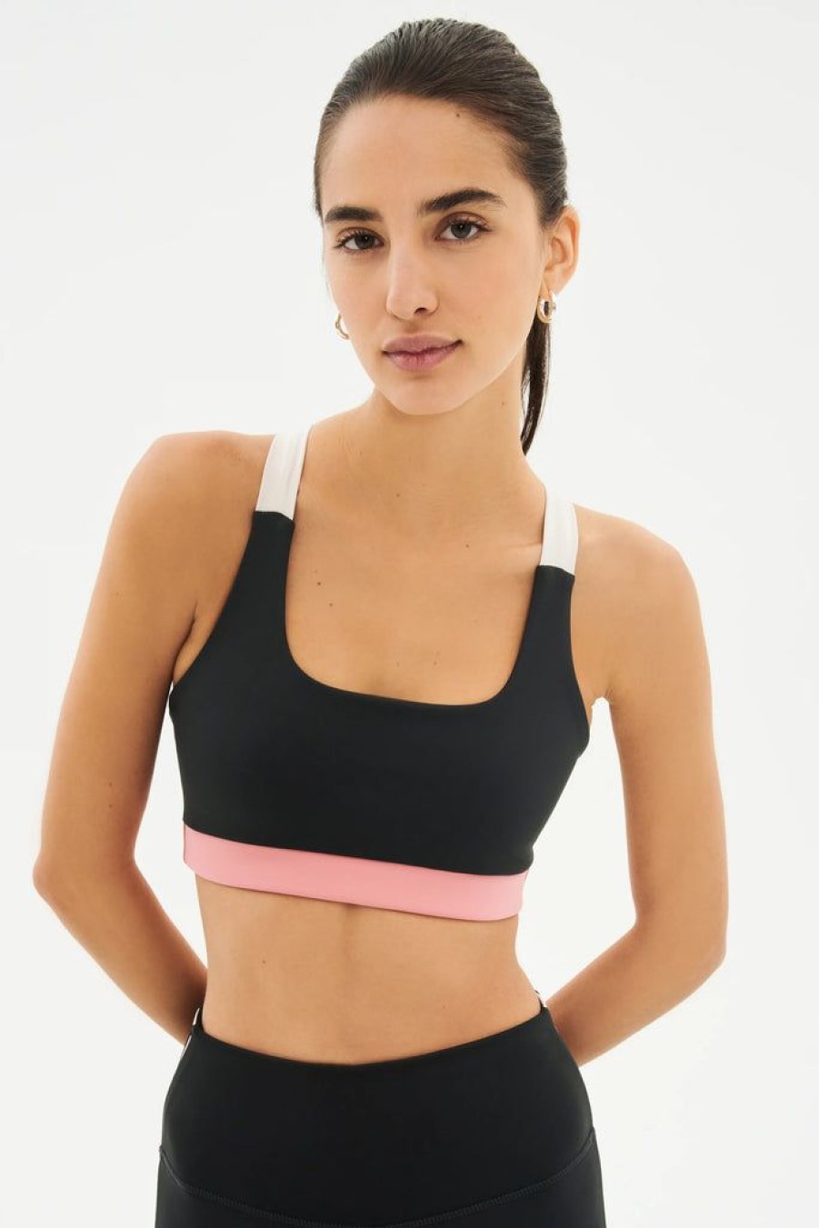 Women Splits59 Bras | Splits59 Billie Techflex Bra Graphite/Tuberose