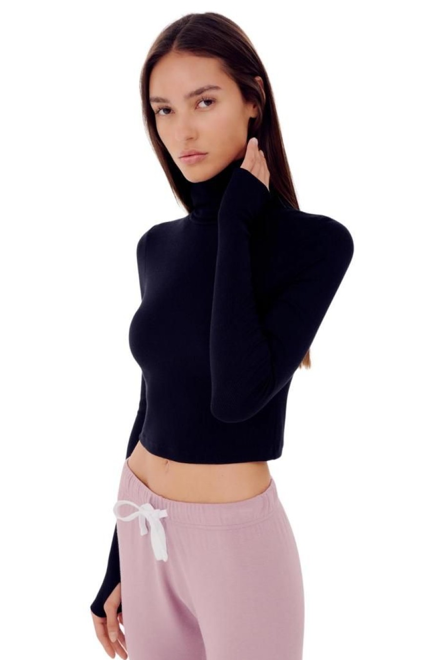 Props Splits59 | Splits59 Jackson Rib Cropped Turtleneck