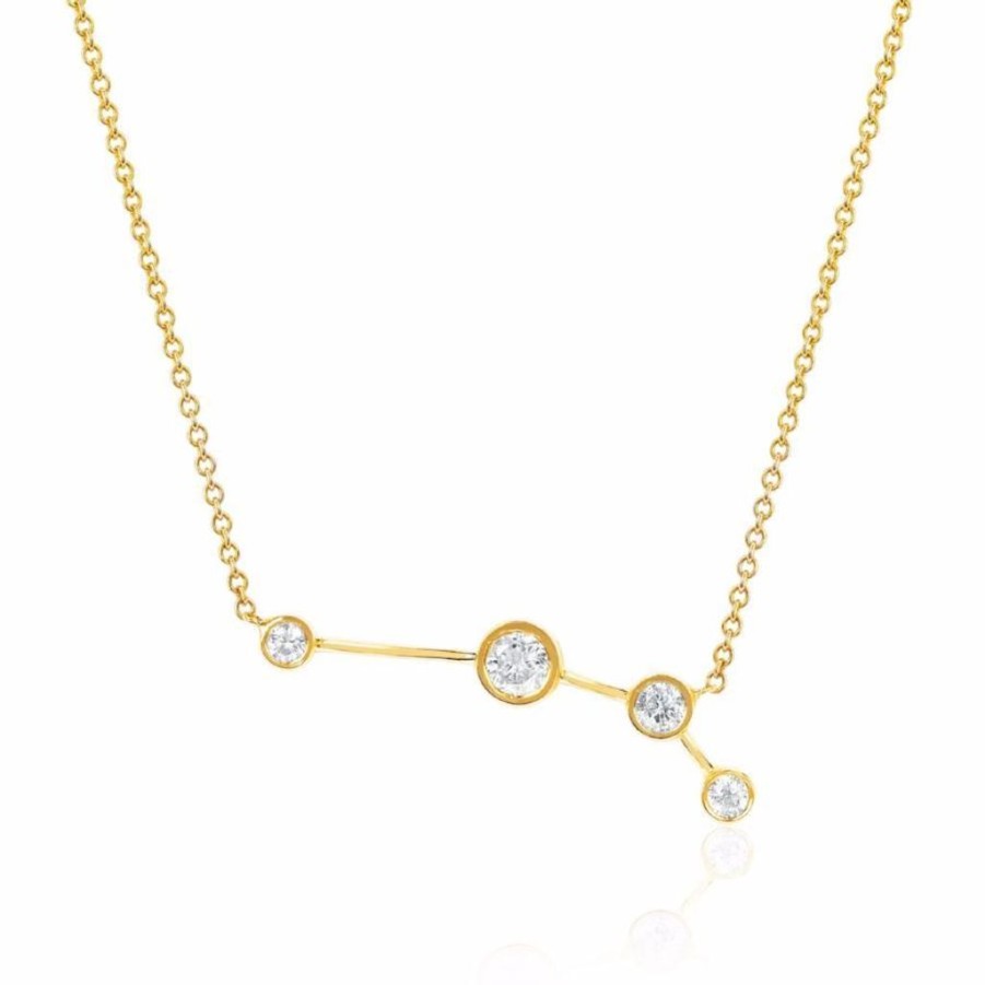 Women Logan Hollowell Jewelry | Logan Hollowell Aries Diamond Constellation Necklace